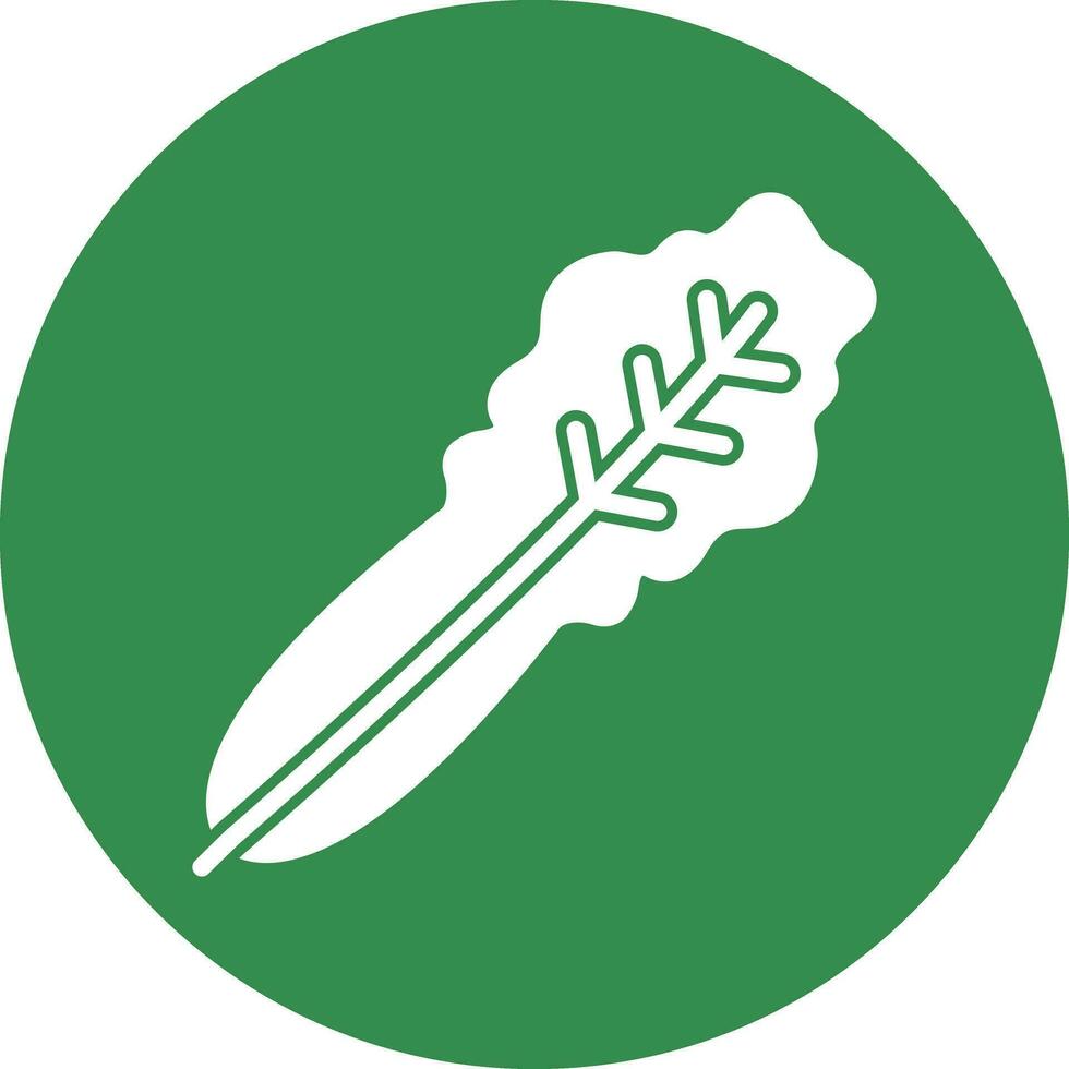Arugula Vector Icon Design
