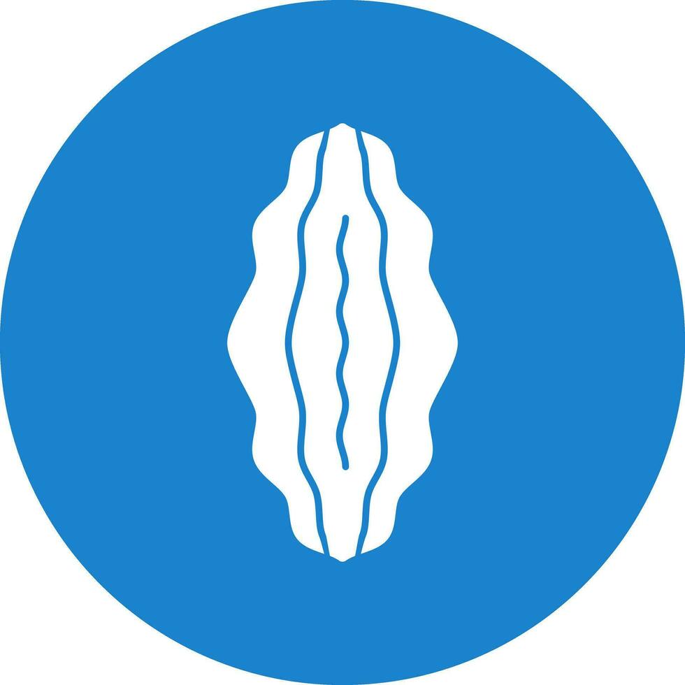 Bitter Melon Vector Icon Design