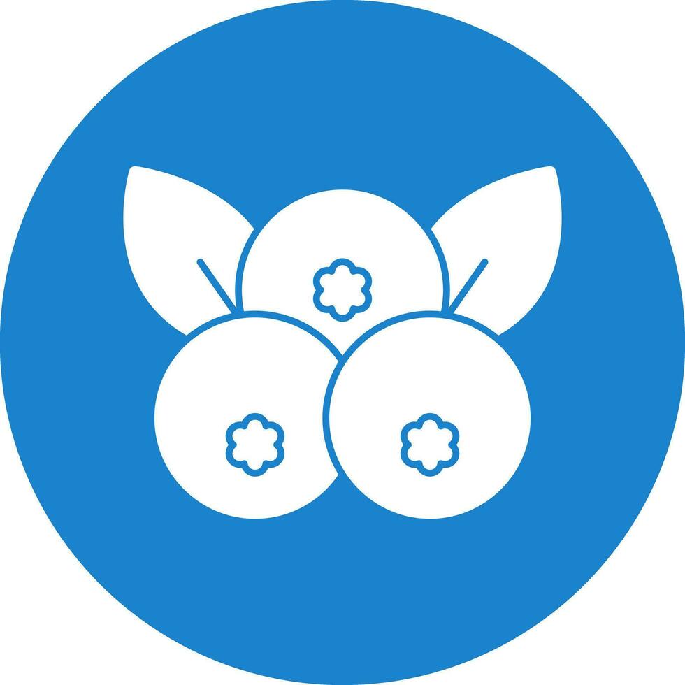 Blueberry Vector Icon Design