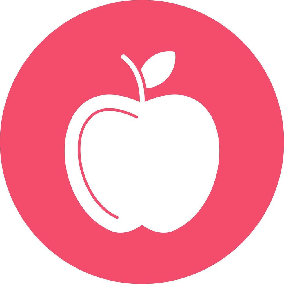 diseño de icono de vector de manzana