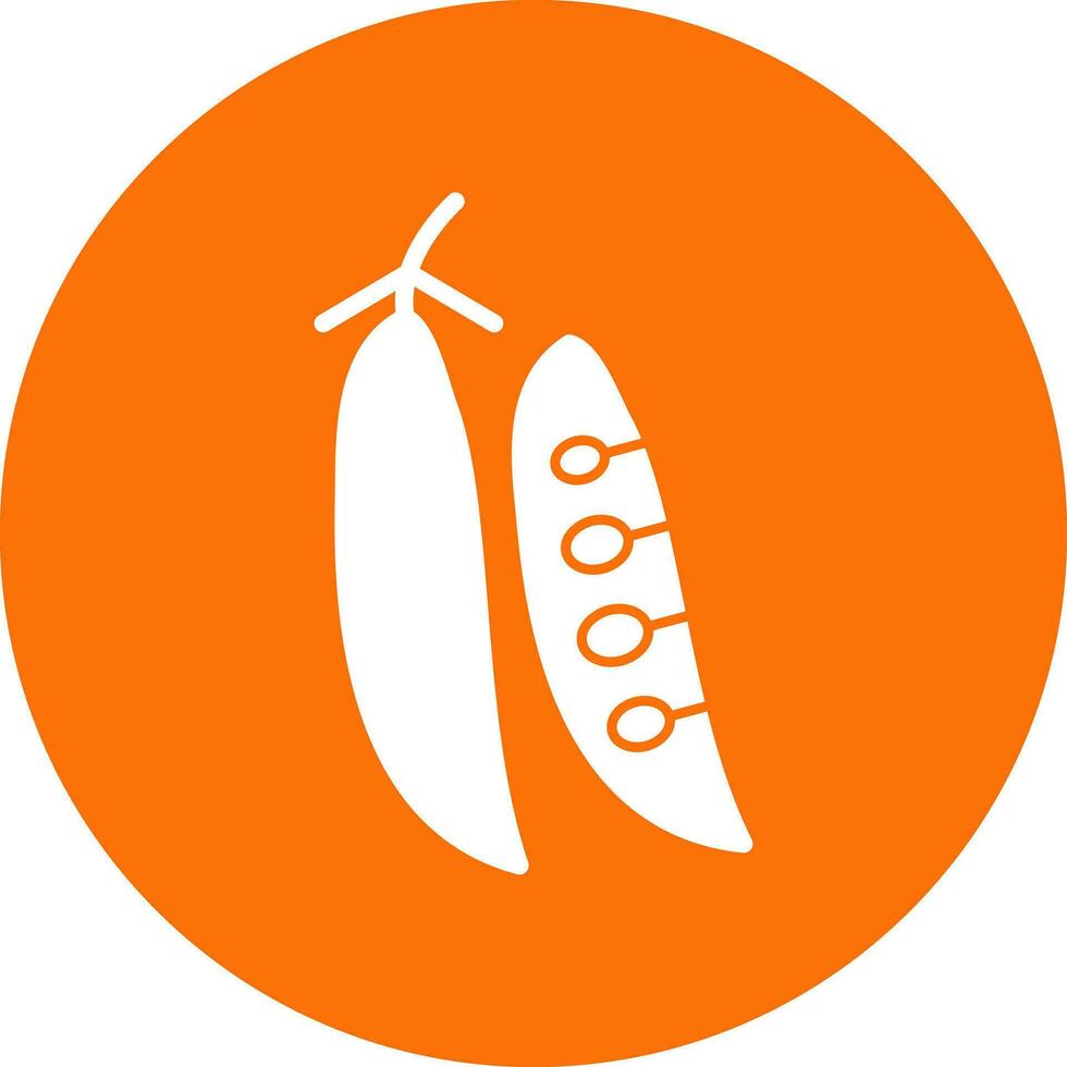 diseño de icono de vector de guisantes