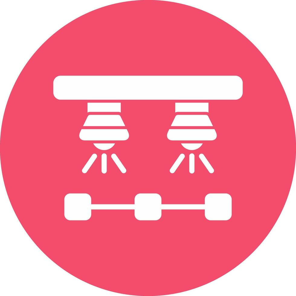 Spotlights  Vector Icon Design