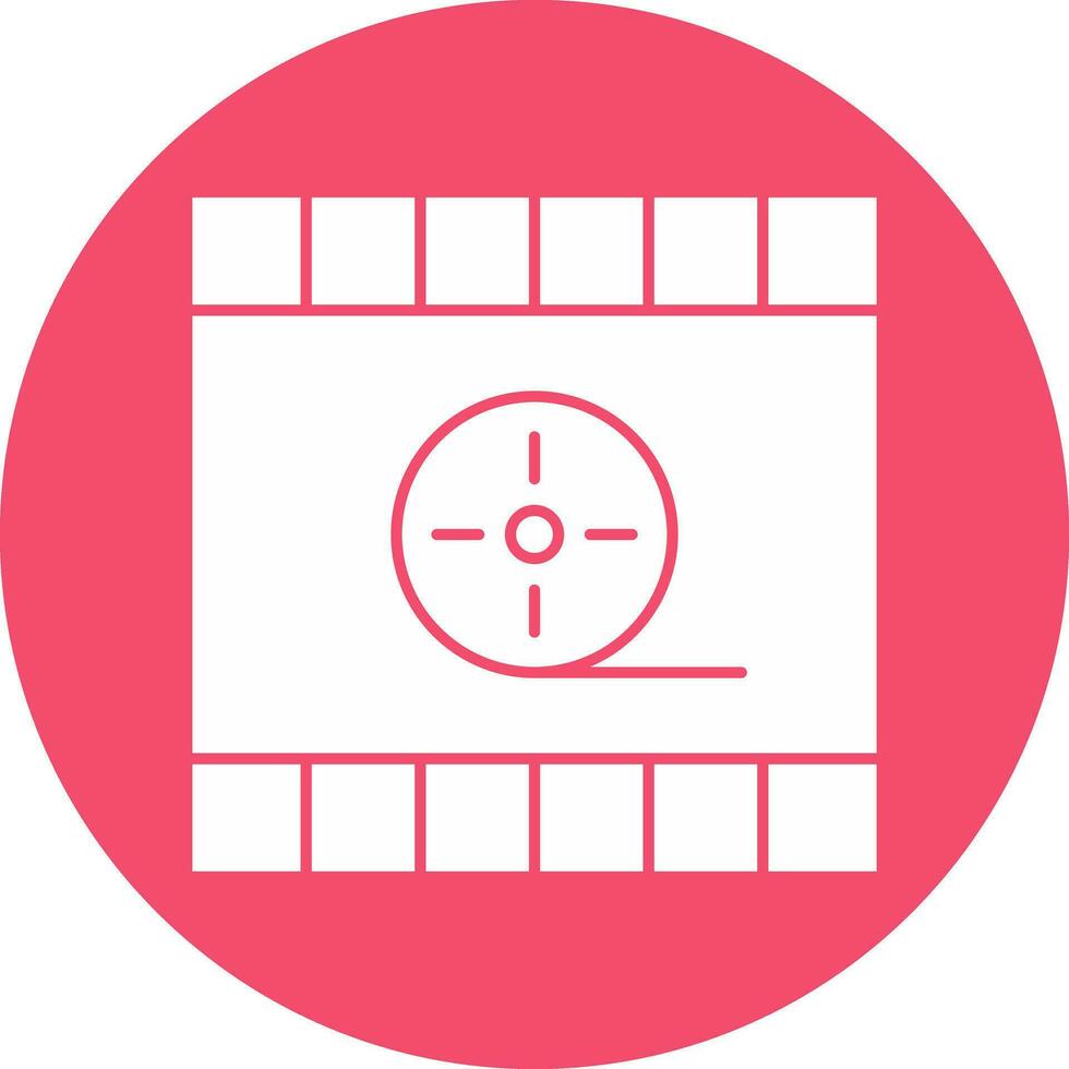 Film Reel  Vector Icon Design