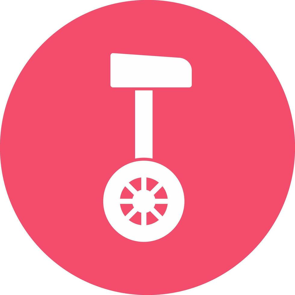 Unicycle  Vector Icon Design