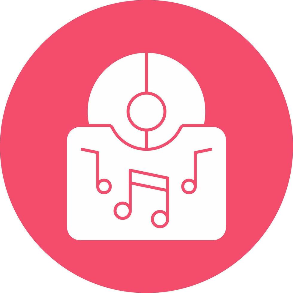 Music Album  Vector Icon Design