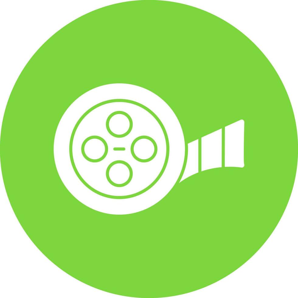 Movie Reel  Vector Icon Design