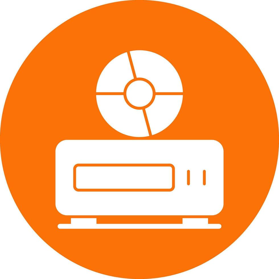 Dvd Player  Vector Icon Design