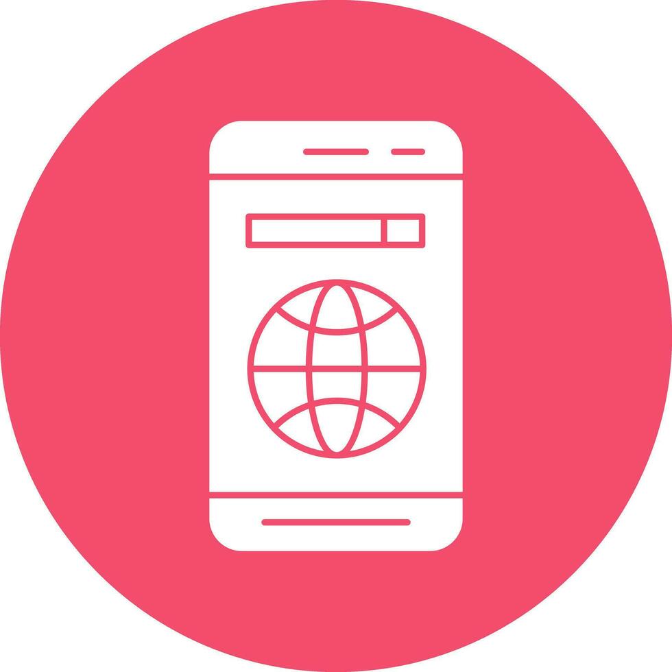 Mobile Web  Vector Icon Design