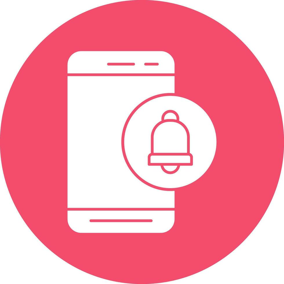 Mobile Alert  Vector Icon Design