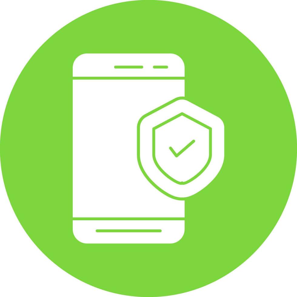 Mobile Security  Vector Icon Design