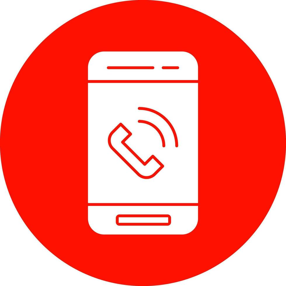 Phone Call  Vector Icon Design