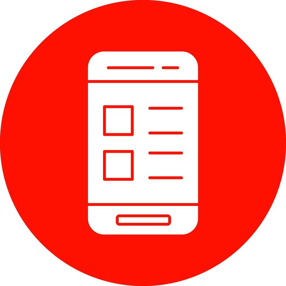 Contact List  Vector Icon Design
