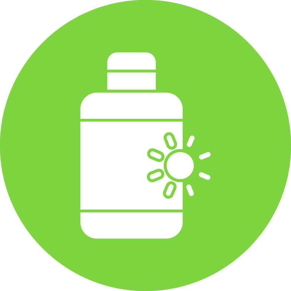 Sunscreen  Vector Icon Design