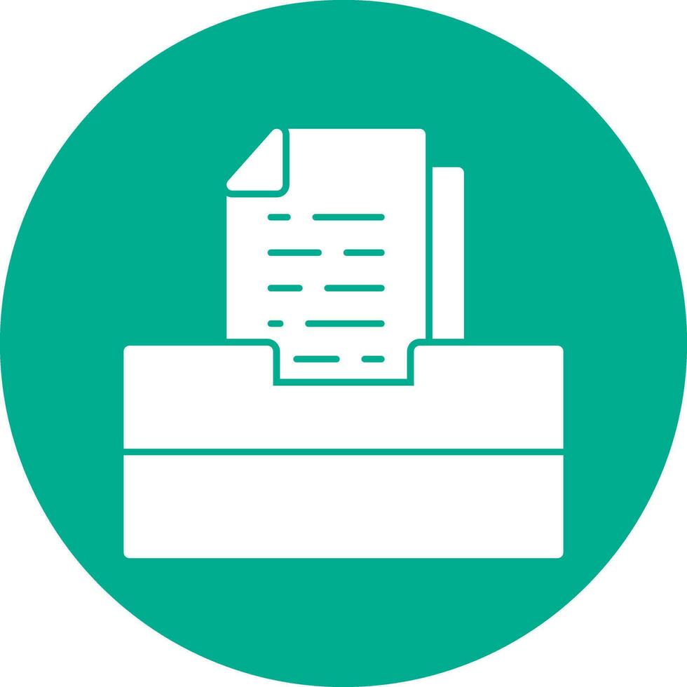 Inbox  Vector Icon Design