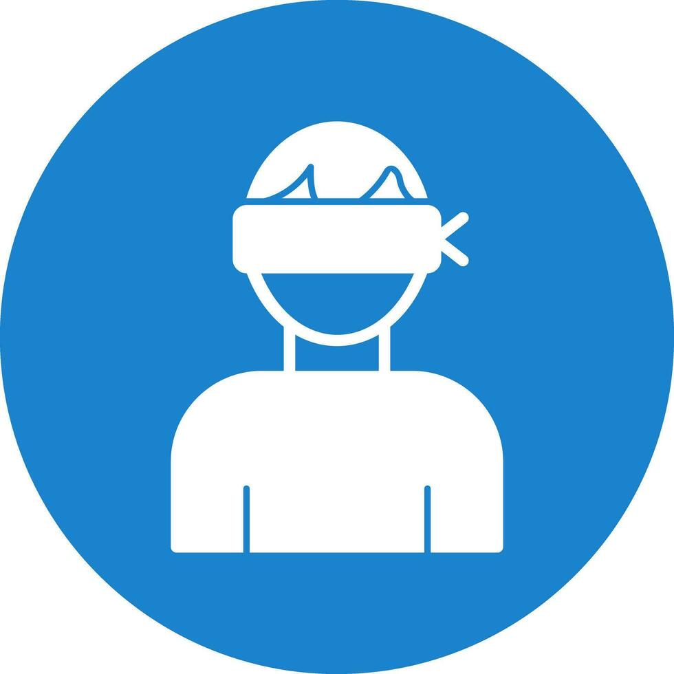 Blind Man  Vector Icon Design