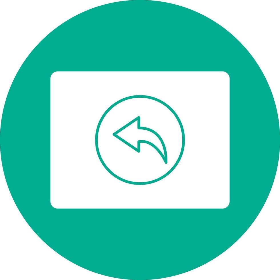 Backward  Vector Icon Design