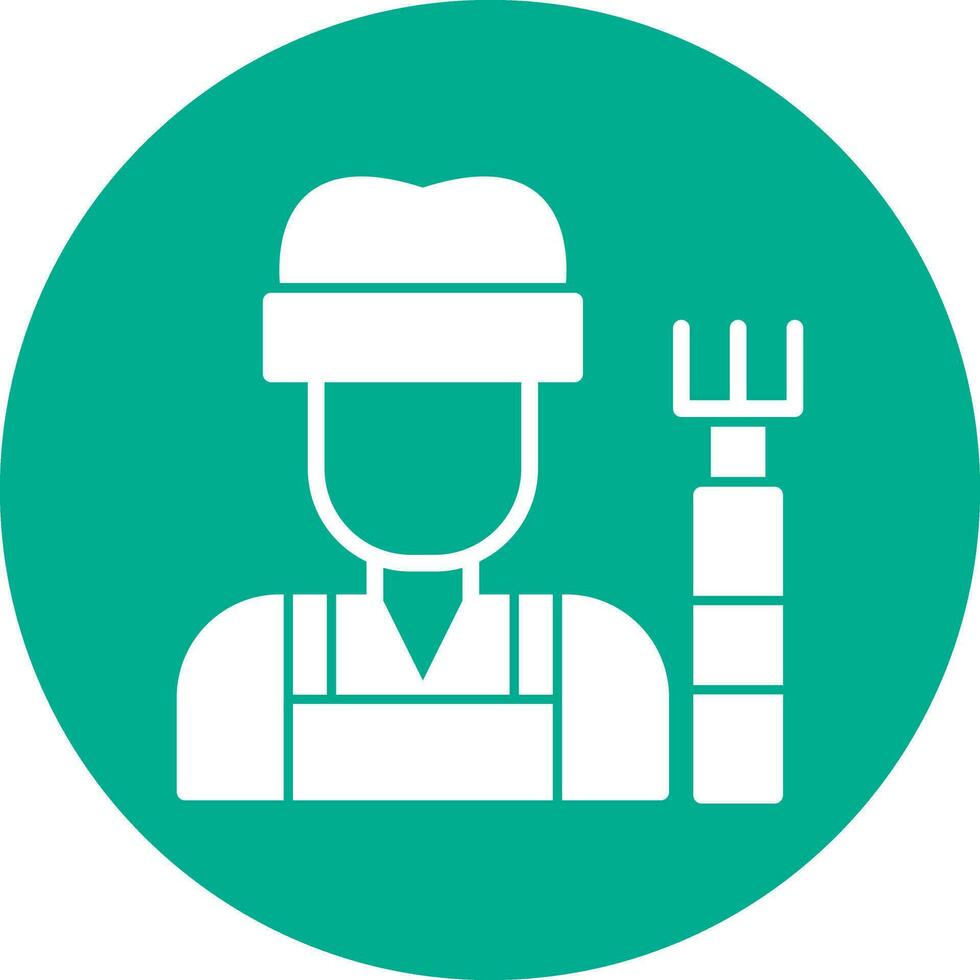Farmer  Vector Icon Design