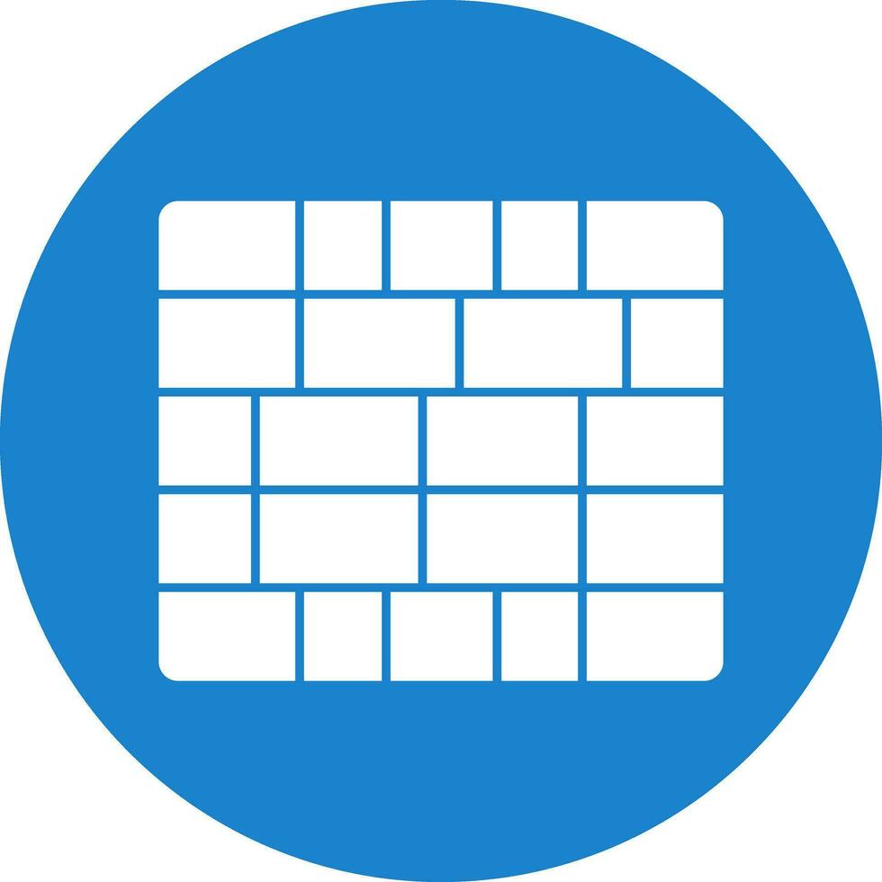Brickwall  Vector Icon Design