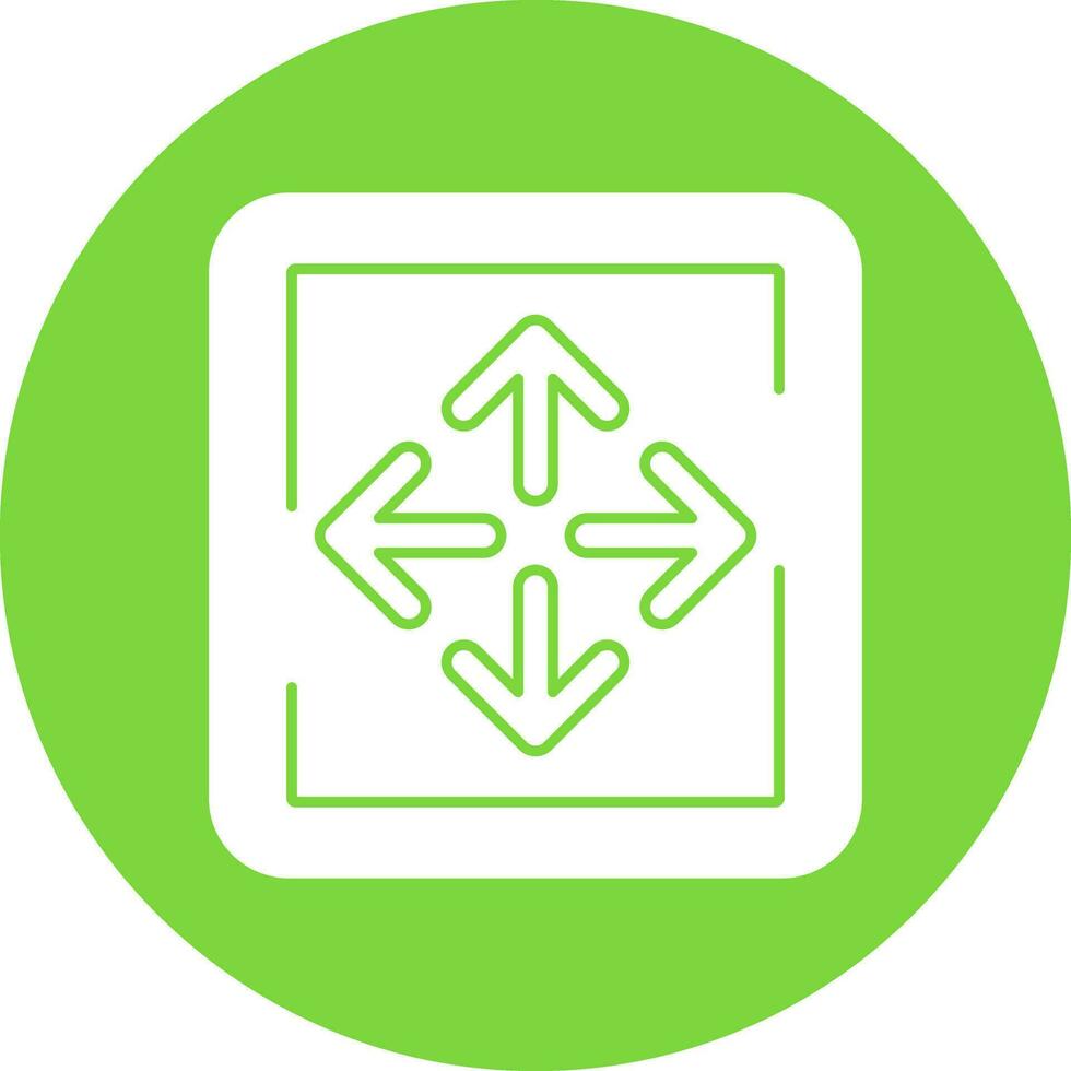 Expand Arrows Vector Icon Design