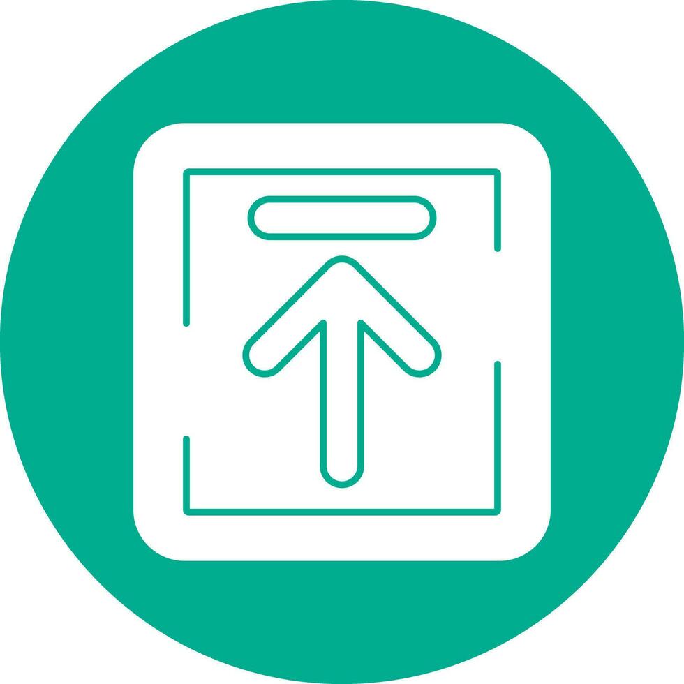 Up Arrow Upload Vector Icon Design
