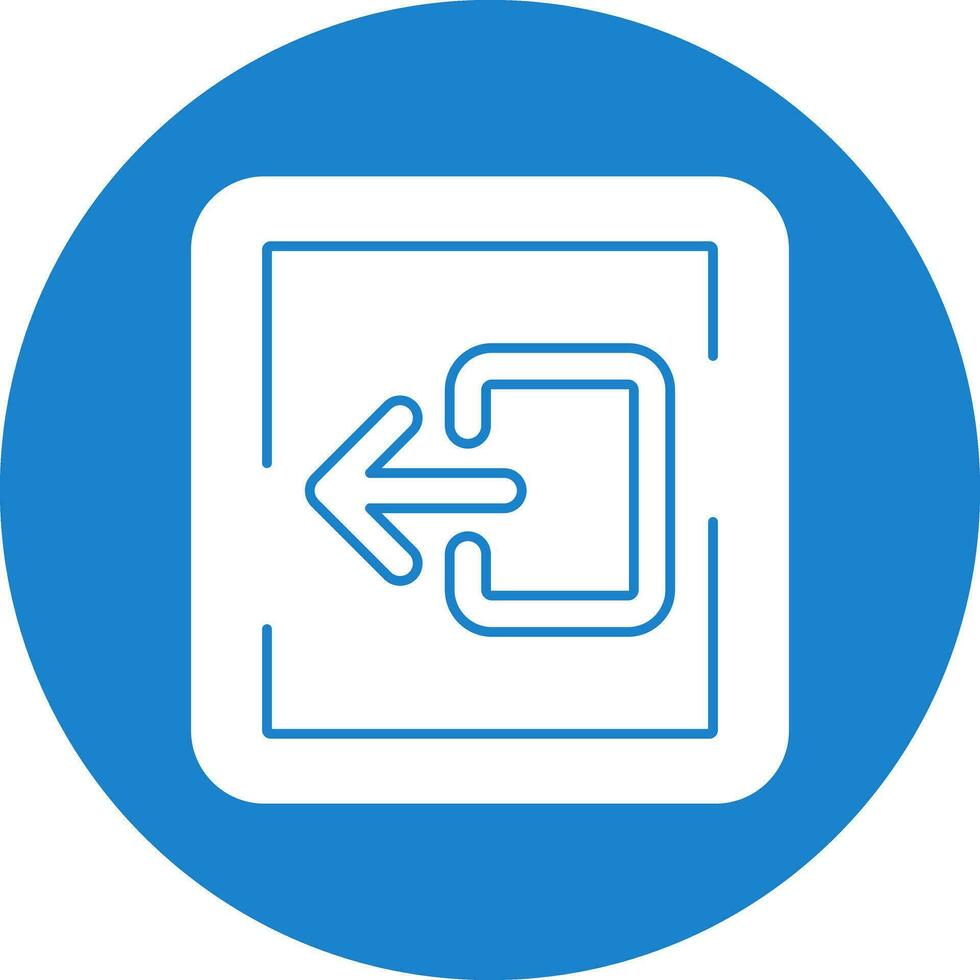 Logout Vector Icon Design