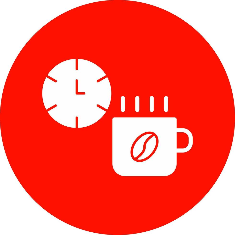 Coffee Time Vector Icon Design