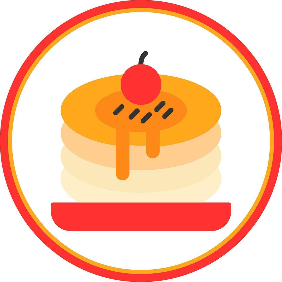 Pancakes Vector Icon Design