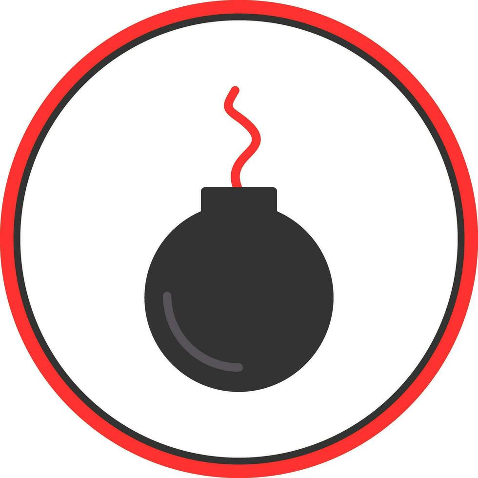 diseño de icono de vector de bomba