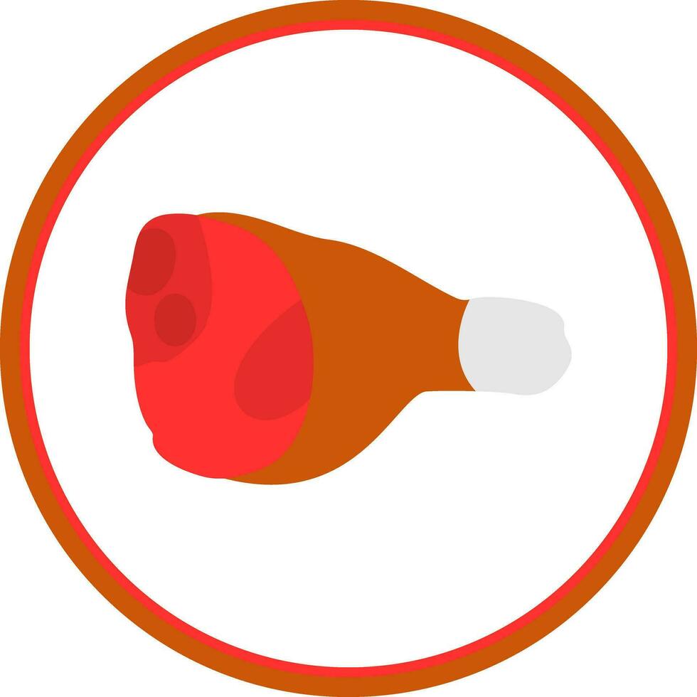 diseño de icono de vector de jamón