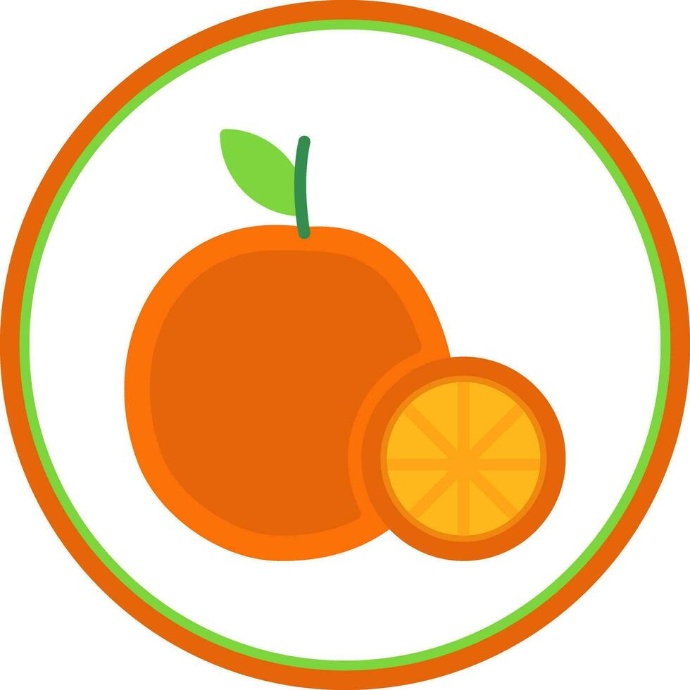 Orange Vector Icon Design