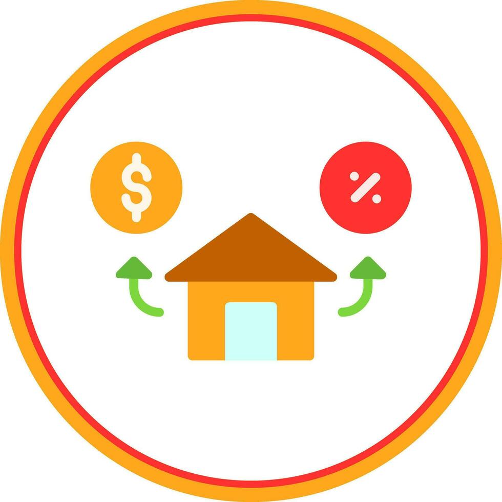 Mortgage Vector Icon Design