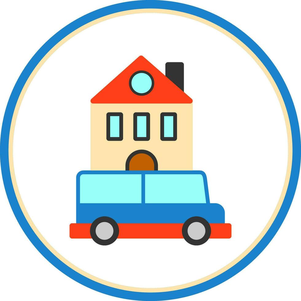 Shuttle Vector Icon Design