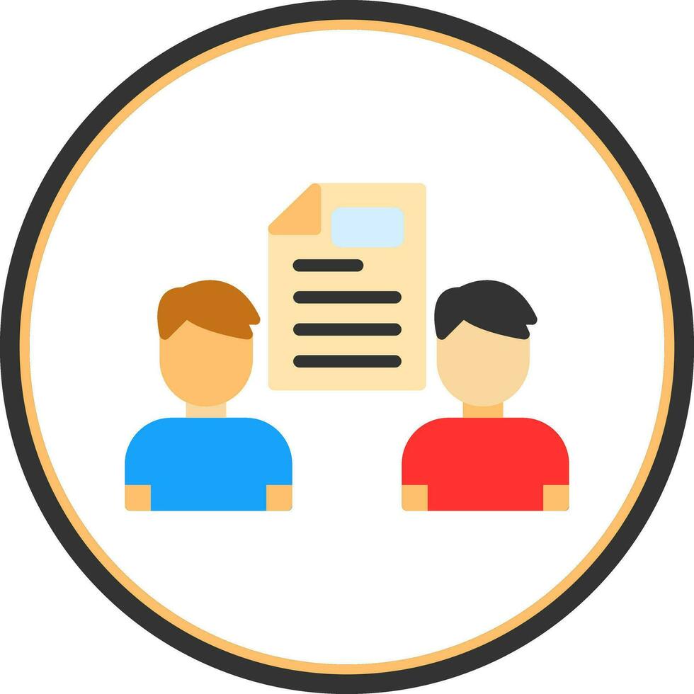 Contract Vector Icon Design