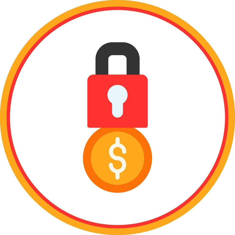 Locked Vector Icon Design