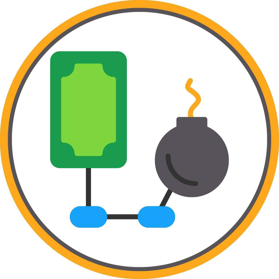 Debt Vector Icon Design