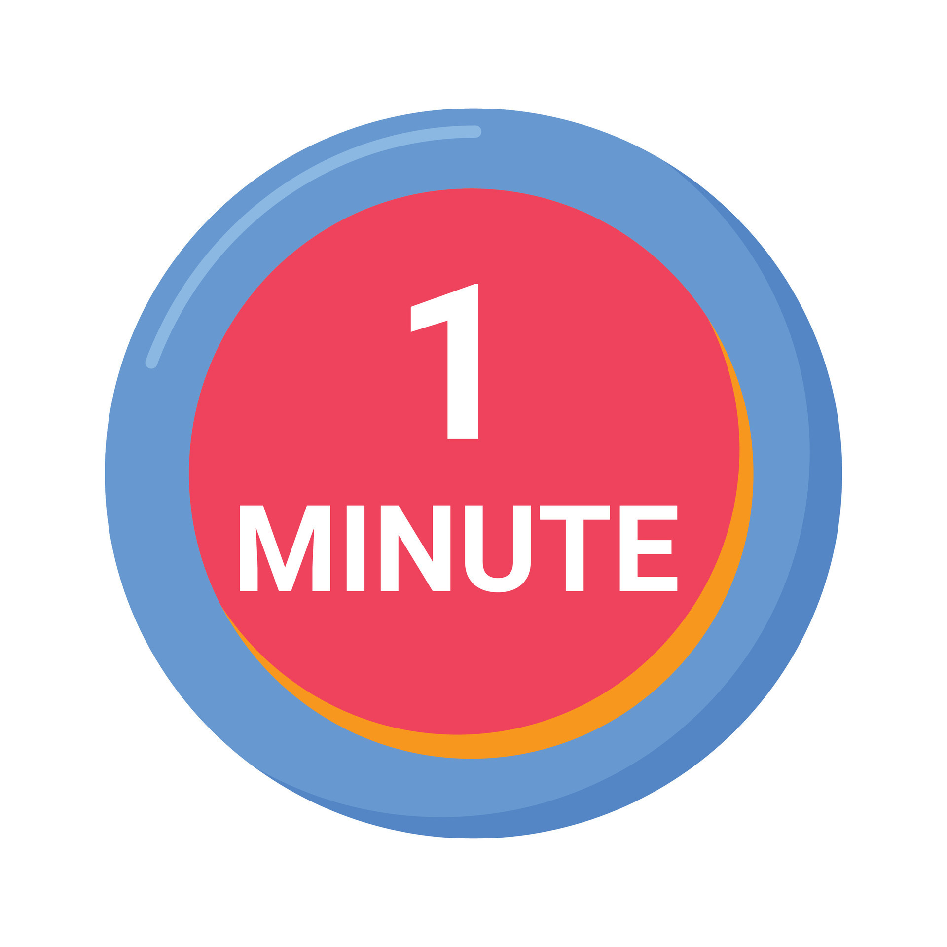 1 Minute Vector Icon 26107816 Vector Art At Vecteezy
