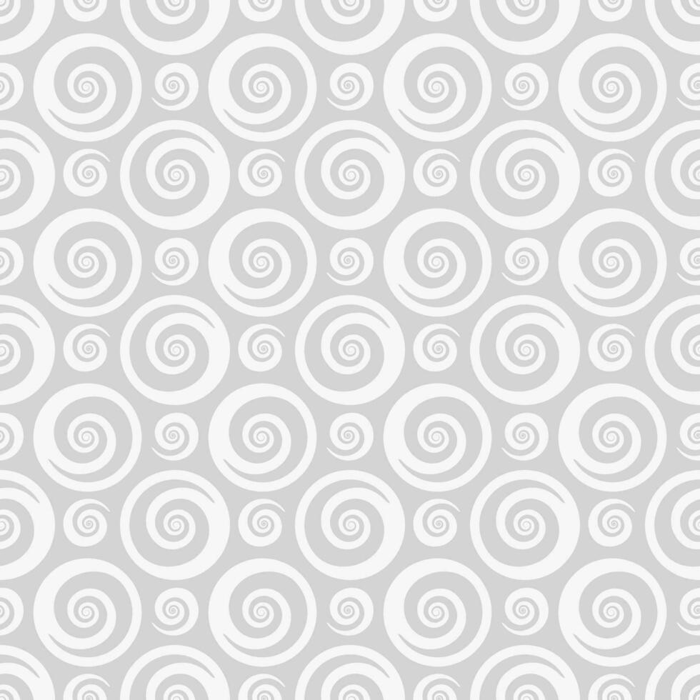 monocromo espiral sin costura modelo antecedentes vector