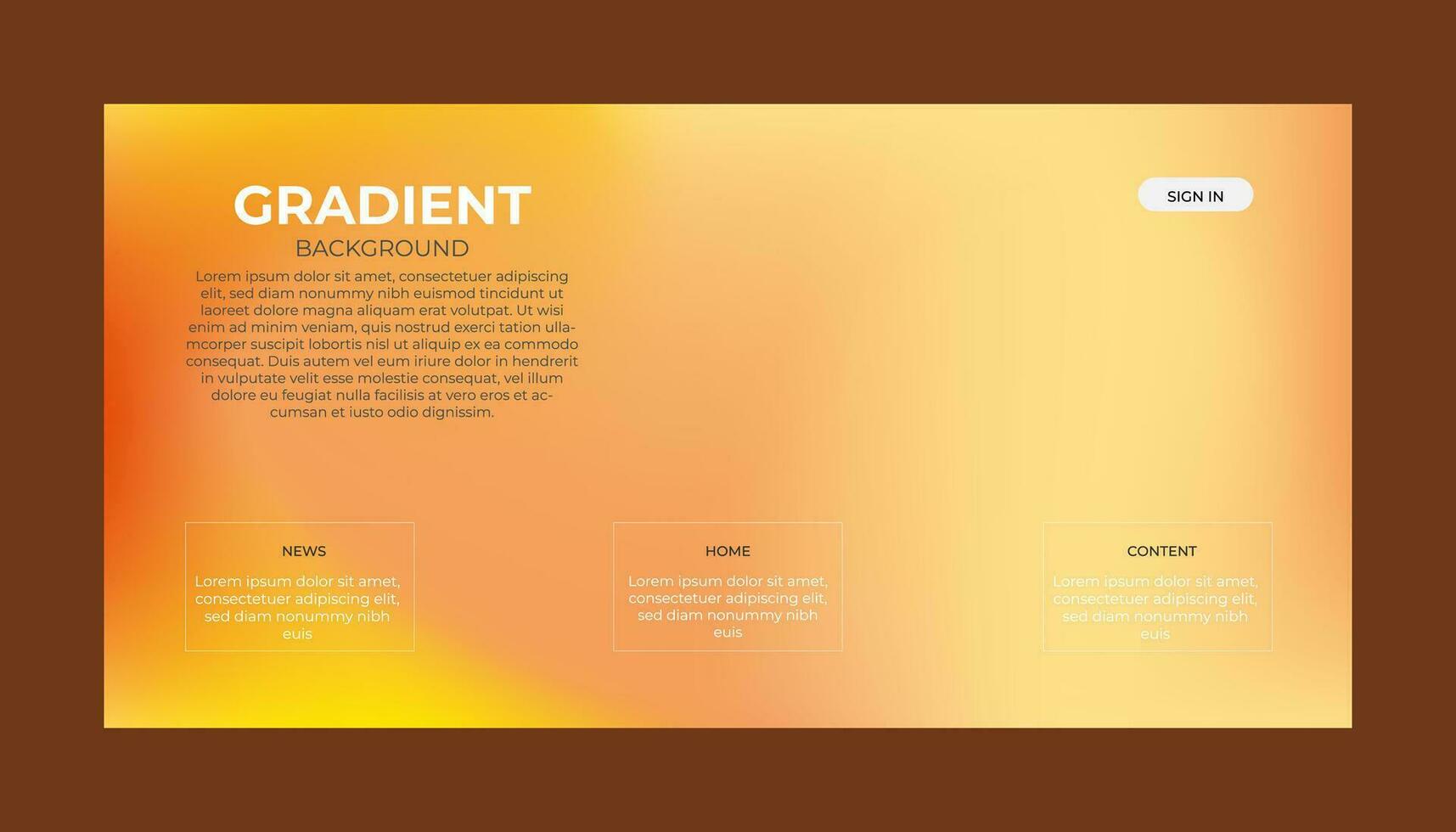Modern Background Design with Gradient and Grain Texture. Minimalist Gradient Background with geometric shapes for Website design, landing page, wallpaper, banner, poster, flyer, and presentation vector