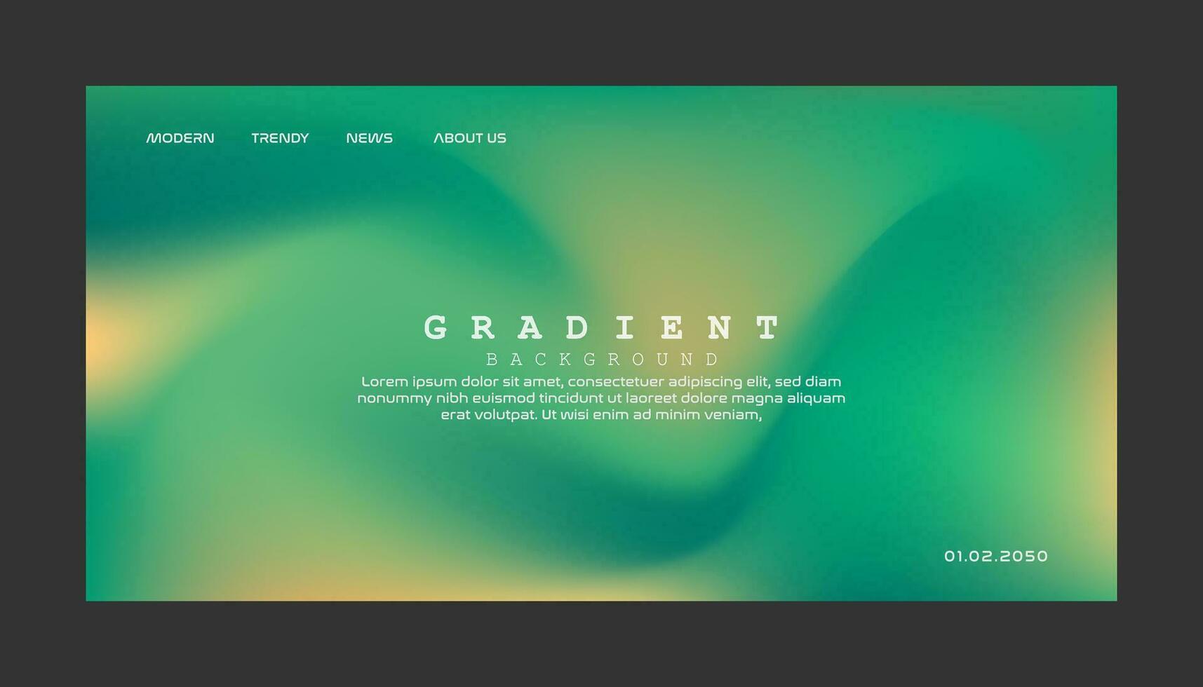 Abstract color gradient, modern blurred background and texture, template with an elegant design concept, minimal style composition, Trendy Gradient  for your graphic design vector