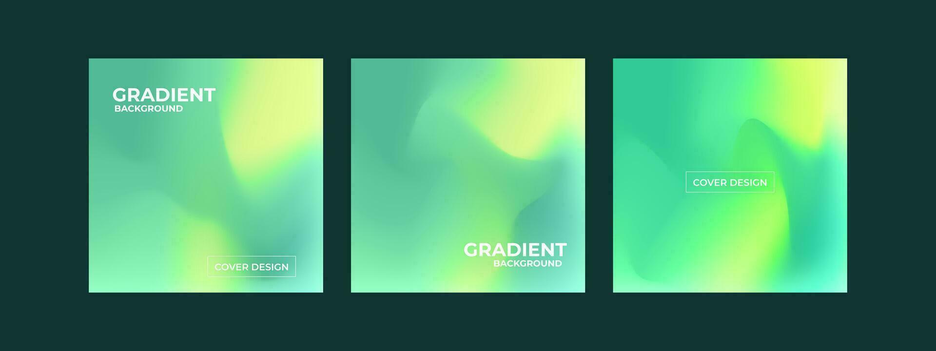 Set of covers design templates with vibrant gradient background. Trendy modern design. Applicable for placards, banners, flyers, presentations, covers and reports. Vector illustration. Eps10