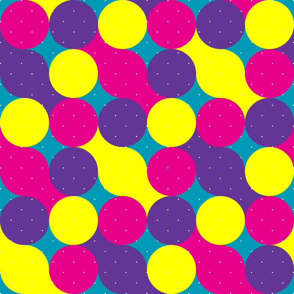 Colorful and Playful Geometric Background vector