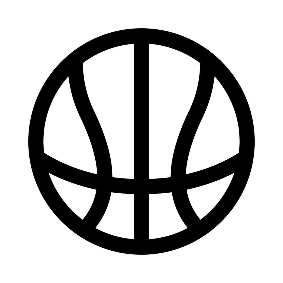 baloncesto icono para tu sitio web, móvil, presentación, y logo diseño. vector