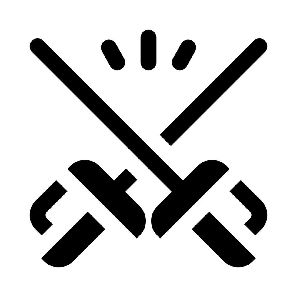 fencing sword icon for your website, mobile, presentation, and logo design. vector