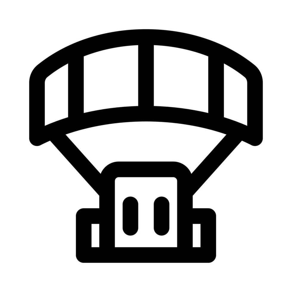 parachute icon for your website, mobile, presentation, and logo design. vector