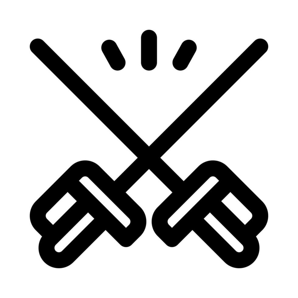 fencing sword icon for your website, mobile, presentation, and logo design. vector