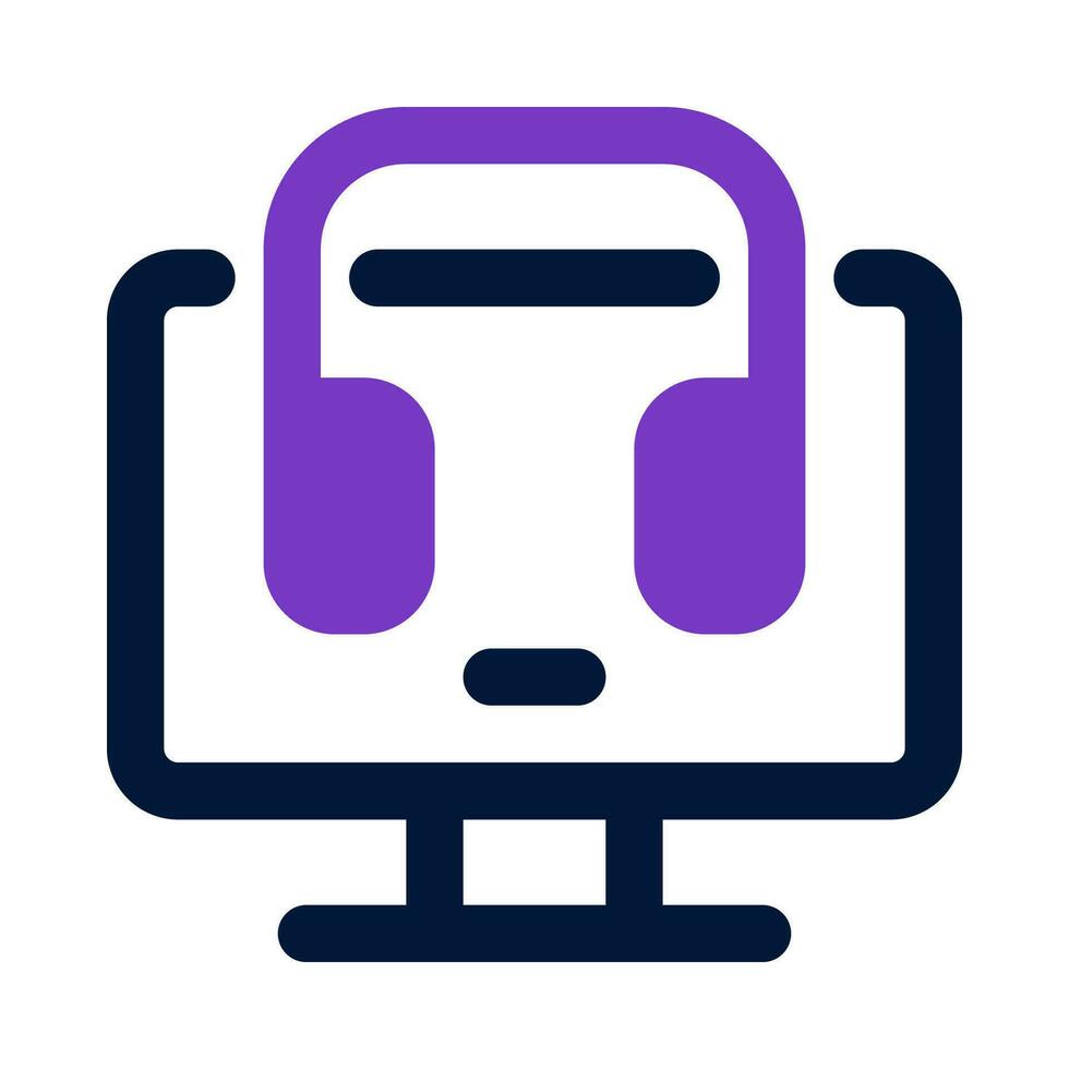 tech support icon for your website, mobile, presentation, and logo design. vector