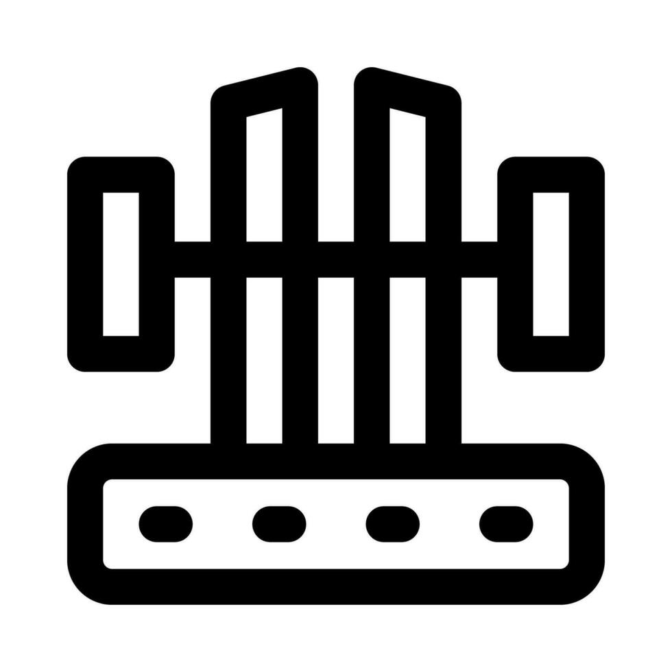 barbell icon for your website, mobile, presentation, and logo design. vector