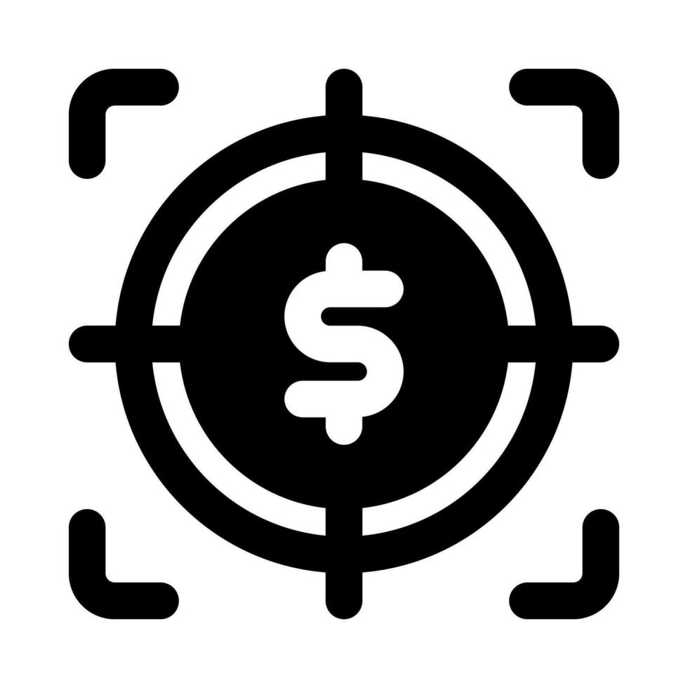 target icon for your website, mobile, presentation, and logo design. vector