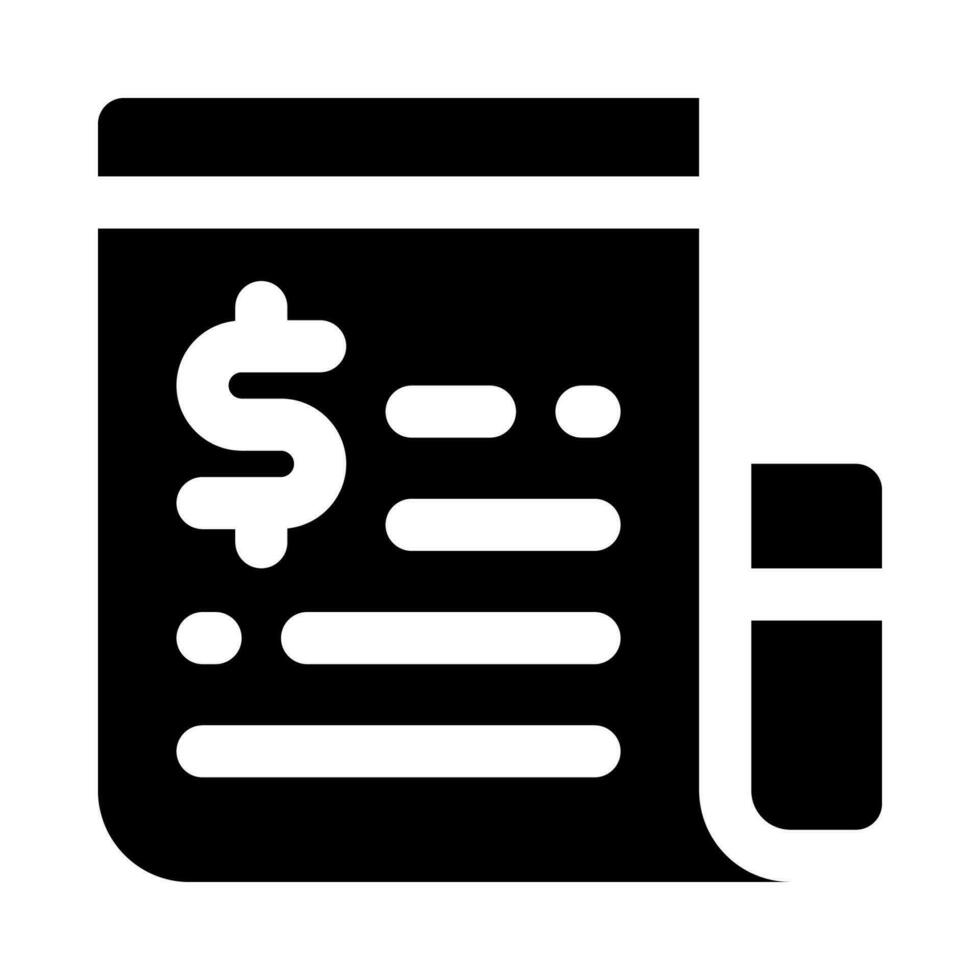 invoice icon for your website, mobile, presentation, and logo design. vector