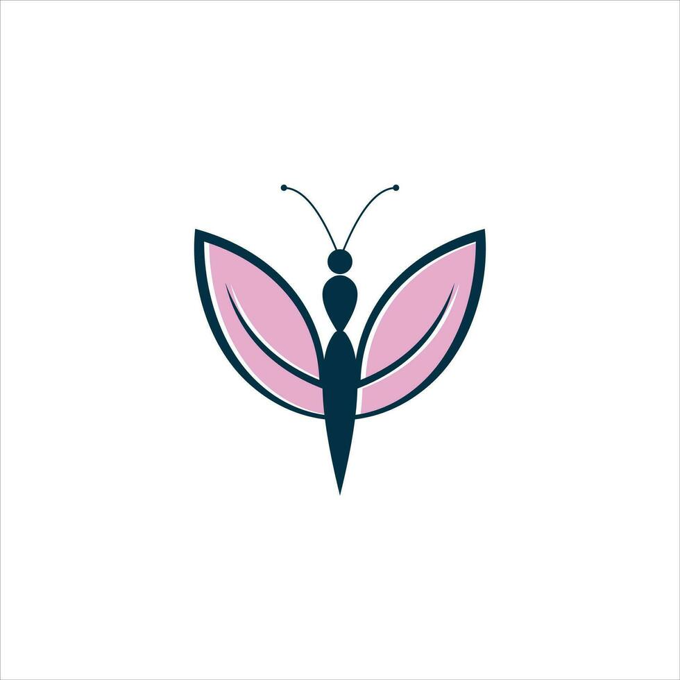 silueta de un mariposa vector icono